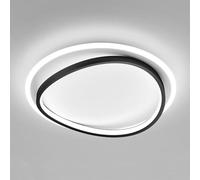 STVDEDG Modern Geometric Metal Ceiling Lamp LED PostModern Flush Mount Lights Creative Personality Decorative Lighting Fixtures for Bedroom, Child Room, Porch, Hallway (Cold White Light,50cm)