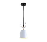 STVDEDG Nordic Macaron Style Lamp Chandelier Antlers Accessories Pendant Light E27 Source Single Head Hanging Lamp Colorful Farmhouse Pendant Light Fixture for Kitchen Island,Foyer,Entryway,Hallway