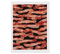STVNKML 5D Diamond Painting Kit for Adults 12"x16" Full Drill DIY Bacon Pattern Square Diamond Art Painting with Premium Tools HD Canvas, Creative Decor Craft Gift