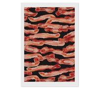 STVNKML 5D Diamond Painting Kit for Adults 8"x12" Full Drill DIY Bacon Pattern Square Diamond Art Painting with Premium Tools HD Canvas, Creative Decor Craft Gift