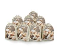 STVNKML 8-Pack Guinea Pigs Drawstring Gift Bags Cotton Linen Party Favors Bags for Decorated Event Favors