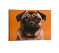STVNKML A Pug Wall Art for Living Room Boho Decor