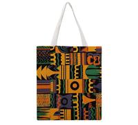 STVNKML African Ethnic Pattern Canvas Tote Bag for Women Cute Stylish Shoulder Bag Reusable Shopping Bags for Daily