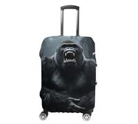 STVNKML Angry Gorilla Suitcase Covers for Luggage - Elastic Luggage Cover Protector, Double-sided Washable Suitcases Sleeve for 19-32 Inch Luggage, white, Small, Angry Gorilla