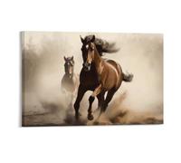 STVNKML Animals Horse Running Wall Art for Living Room Boho Decor