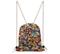 STVNKML Assorted Jelly Beans Drawstring Backpack Sport Gym Bags Yoga Shopping Travel Casual Daypacks for Women Men