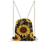 STVNKML Beautiful Sunflower Drawstring Backpack Sport Gym Bags Yoga Shopping Travel Casual Daypacks for Women Men