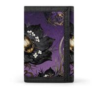 STVNKML Beetle Nigella Petal Wallet Men's Trifold Wallet And Coin Pocket Slim Card Holder Wallet for Men Money Clip