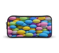 STVNKML Brightly Colored Spheres Pencil Case - Large Aesthetic Makeup Bag Multi-Purpose Pencil Pouch Cute Cosmetic Bag with Zipper Closure for Office, Home, Study & Travel