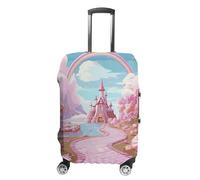 STVNKML Candy Land Suitcase Covers for Luggage - Elastic Luggage Cover Protector, Double-sided Washable Suitcases Sleeve for 19-32 Inch Luggage, white, L, Candy Land