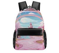 STVNKML Candy Lane House Backpack Laptop Backpacks for Men Travel Hiking Daypack Casual Back Pack 16.5in
