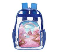 STVNKML Candy Lane House Clear Backpack Heavy Duty PVC Transparent Bag