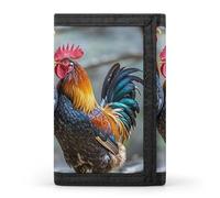 STVNKML Chicken Under The Tree Wallet Men's Trifold Wallet And Coin Pocket Slim Card Holder Wallet for Men Money Clip