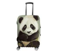STVNKML Cute Little Panda Suitcase Covers for Luggage - Elastic Luggage Cover Protector, Double-sided Washable Suitcases Sleeve for 19-32 Inch Luggage, white, Small, Cute Little Panda
