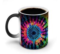 STVNKML Exotic Tribe Tie Dye Style Color Changing Mug 11oz Heat Activated Coffee Mug Novelty Cup with Funny Designs Magic Ceramic Mugs for Christmas Gift Birthday Wedding