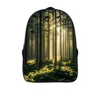STVNKML Forest White Light Backpack, Laptop Backpack for Men, 16 Inch Travel Hiking Daypack, Casual Backpacks