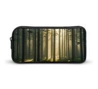 STVNKML Forest White Light Pencil Case - Large Aesthetic Makeup Bag Multi-Purpose Pencil Pouch Cute Cosmetic Bag with Zipper Closure for Office, Home, Study & Travel