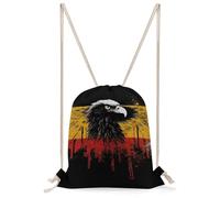 STVNKML Germany Flag Eagle Drawstring Backpack Sport Gym Bags Yoga Shopping Travel Casual Daypacks for Women Men