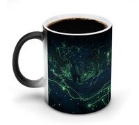 STVNKML Glow in The Dark Color Changing Mug 11oz Heat Activated Coffee Mug Novelty Cup with Funny Designs Magic Ceramic Mugs for Christmas Gift Birthday Wedding