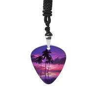 STVNKML Guitar Pick Holder Necklace - Cute Penguins Stainless Steel Music Pendant with Adjustable 60cm Cord, Functional Jewelry for Guitarists & Music Lovers, Unisex Hip Hop Punk Accessory, One Size