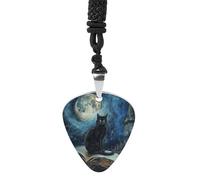 STVNKML Guitar Pick Holder Necklace - Eggs And Tomatoes Stainless Steel Music Pendant with Adjustable 60cm Cord, Functional Jewelry for Guitarists & Music Lovers, Unisex Hip Hop Punk Accessory, One