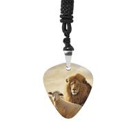 STVNKML Guitar Pick Holder Necklace - Eggs And Tomatoes Stainless Steel Music Pendant with Adjustable 60cm Cord, Functional Jewelry for Guitarists & Music Lovers, Unisex Hip Hop Punk Accessory, One