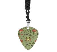 STVNKML Guitar Pick Holder Necklace - Ferrets Stainless Steel Music Pendant with Adjustable 60cm Cord, Functional Jewelry for Guitarists & Music Lovers, Unisex Hip Hop Punk Accessory, One Size