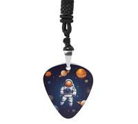 STVNKML Guitar Pick Holder Necklace - Psychedelic Sea Turtle Stainless Steel Music Pendant with Adjustable 60cm Cord, Functional Jewelry for Guitarists & Music Lovers, Unisex Hip Hop Punk Accessory