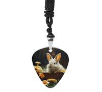 STVNKML Guitar Pick Holder Necklace - Psychedelic Sea Turtle Stainless Steel Music Pendant with Adjustable 60cm Cord, Functional Jewelry for Guitarists & Music Lovers, Unisex Hip Hop Punk Accessory