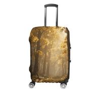 STVNKML Magic Forest Suitcase Covers for Luggage - Elastic Luggage Cover Protector, Double-sided Washable Suitcases Sleeve for 19-32 Inch Luggage, white, Small, Magic Forest