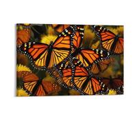 STVNKML Monarch Butterflies Wall Art for Living Room Boho Decor