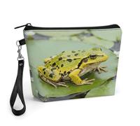STVNKML Oriental Fire-bellied Toad Travel Makeup Bag Large Capacity Toiletry Bag with Handle - Waterproof PU Leather Cosmetic Organizer Bags