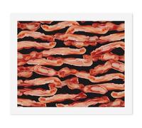 STVNKML Paint by Numbers Kit for Adults Beginners, DIY Adult Paint by Number Kits on Canvas, Bacon Pattern Digital Oil Number Painting Kits for Home Decor Gift 40x50cm