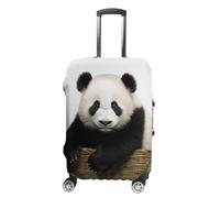 STVNKML Panda Stars Suitcase Covers for Luggage - Elastic Luggage Cover Protector, Double-sided Washable Suitcases Sleeve for 19-32 Inch Luggage, white, XL, Panda Stars