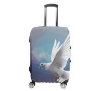 STVNKML Peace Dove Suitcase Covers for Luggage - Elastic Luggage Cover Protector, Double-sided Washable Suitcases Sleeve for 19-32 Inch Luggage, white, Small, Peace Dove