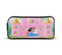 STVNKML Princess in The Castle Pencil Case - Large Aesthetic Makeup Bag Multi-Purpose Pencil Pouch Cute Cosmetic Bag with Zipper Closure for Office, Home, Study & Travel