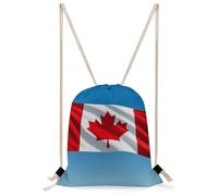 STVNKML Retro Canada Flag Drawstring Backpack Sport Gym Bags Yoga Shopping Travel Casual Daypacks for Women Men