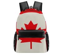 STVNKML Retro Canada Flag Pattern Backpack Laptop Backpacks for Men Travel Hiking Daypack Casual Back Pack 16.5in