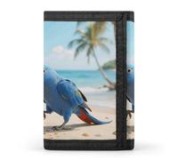 STVNKML Ropical Parrot Wallet Men's Trifold Wallet And Coin Pocket Slim Card Holder Wallet for Men Money Clip