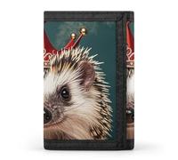 STVNKML Small Crown Wallet Men's Trifold Wallet And Coin Pocket Slim Card Holder Wallet for Men Money Clip