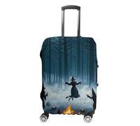STVNKML The Witch of The Forest Suitcase Covers for Luggage - Elastic Luggage Cover Protector, Double-sided Washable Suitcases Sleeve for 19-32 Inch Luggage, white, XL, The Witch of the Forest