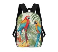 STVNKML Tropical Plants And Parrots Backpack Laptop Backpacks for Men Travel Hiking Daypack Casual Back Pack