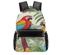 STVNKML Tropical Plants And Parrots Backpack Laptop Backpacks for Men Travel Hiking Daypack Casual Back Pack 16.5in
