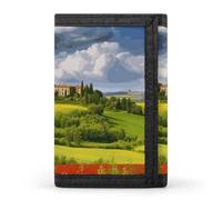 STVNKML Tuscany Spring Wallet Men's Trifold Wallet And Coin Pocket Slim Card Holder Wallet for Men Money Clip