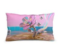 STVNKML Vapor Mechanical Flower Pillow Covers 8"x12" Double-Sided Soft Plush Pillowcase Square Cushion Case with Hidden Zipper for Sofa Bed Chair, Farmhouse Holiday Decor, Home Gift