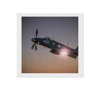 STVNKML World War 2 Aircraft Airplane 5D Diamond Painting Kit for Adults