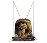 STVNKML Yorkshire Terrier Drawstring Backpack Sport Gym Bags Yoga Shopping Travel Casual Daypacks for Women Men