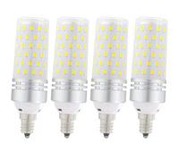 STVONO E12 LED Bulb,16W LED Candelabra Bulb 100 Watt Equivalent, Daylight White 6000K, CRI80+, 1500lm, E12 Base, LED Chand.