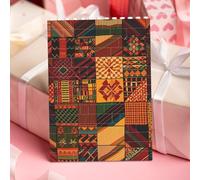 STVYUKL African Style Patchwork Building Block Puzzle Personalized Building Bricks for Adults Square Shaped Block Puzzle Building Family Keepsake DIY Brick Block Puzzles Valentine's Day Gifts