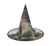 STVYUKL Armenian Church Halloween Witch Hats 3 Pcs, Witches Hat Mens Womens Floating Hats Costume Accessories Indoor Outdoor Halloween Decorations For Porch Yard Indoor Outdoor Decor Party Supplies